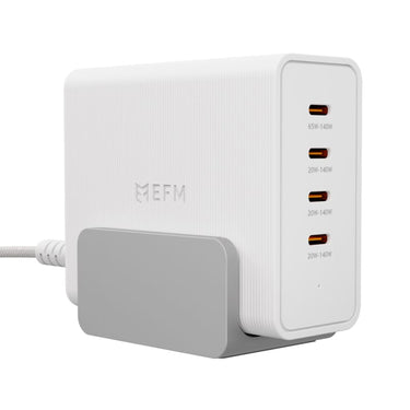 EFM 140W Desktop Power Station with GaN, Power Delivery 3.1 and PPS - White
